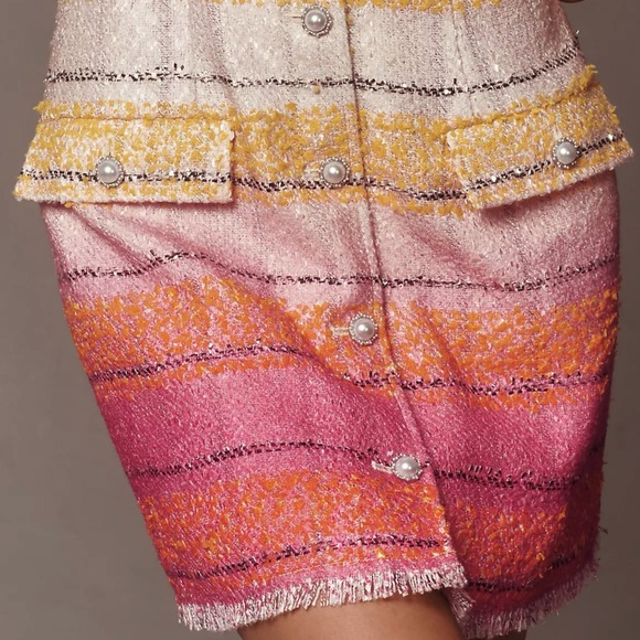 HTF Anthropologie Maeve Sleeveless Tweed Mini Dress - Picture 6 of 6